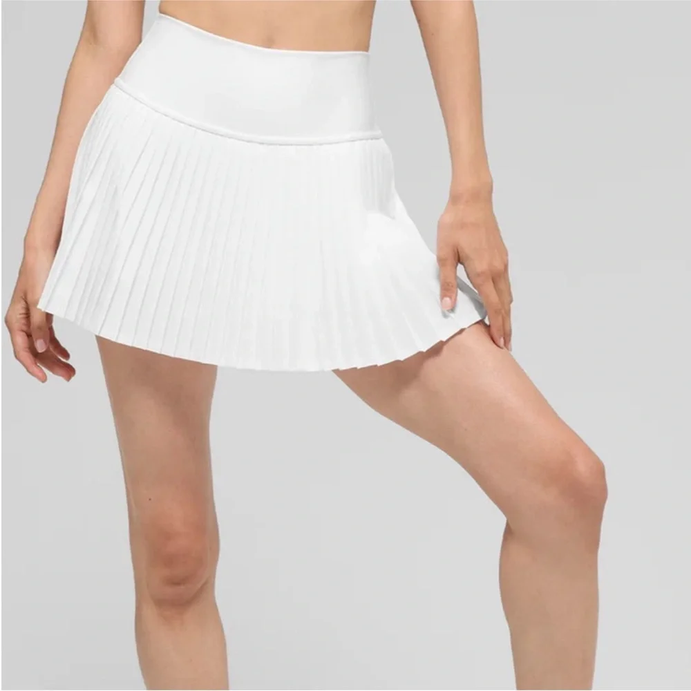 ALO Yoga Grand Slam Tennis Skirt - White